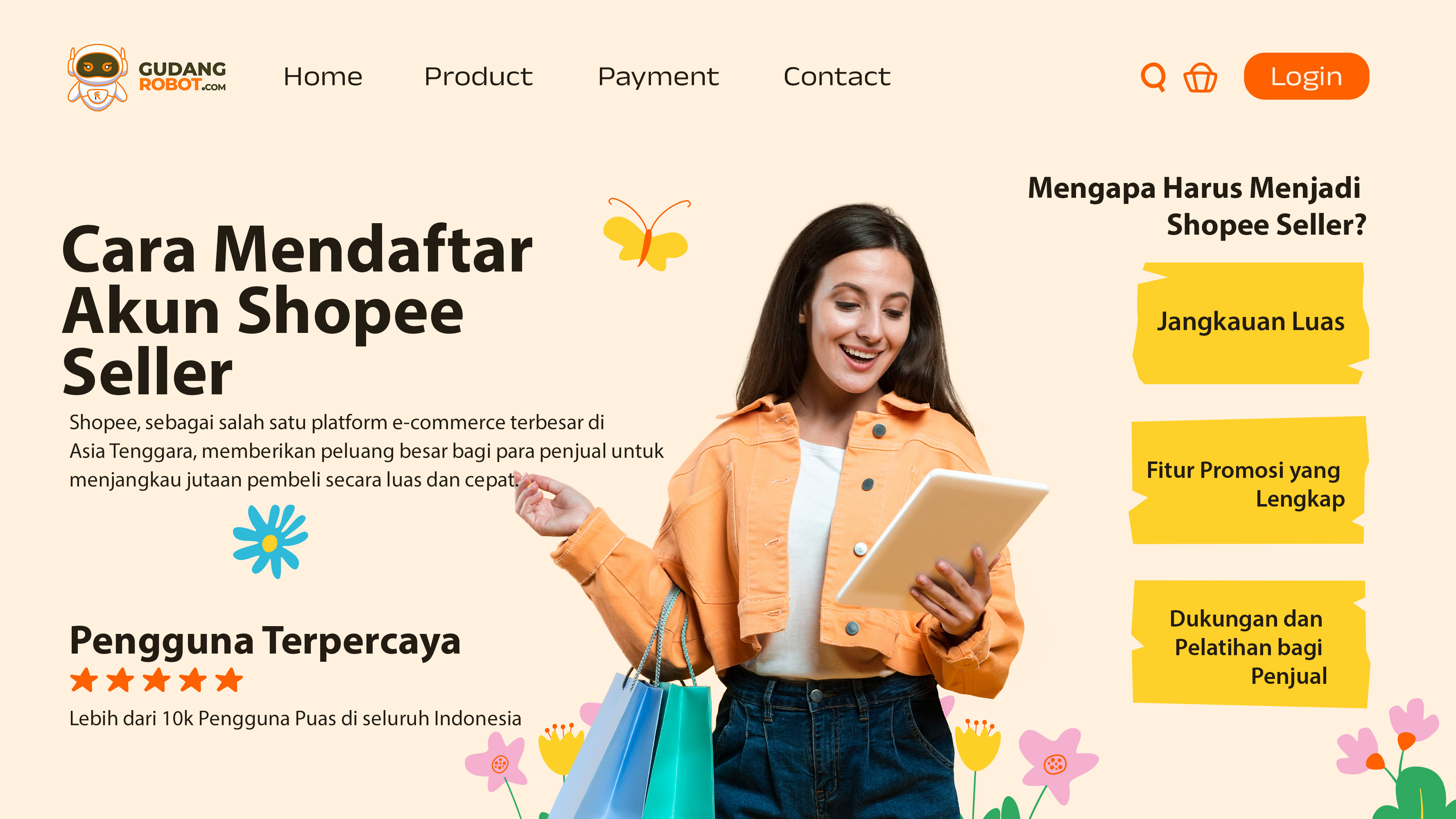 Cara Mendaftar Akun Shopee Seller