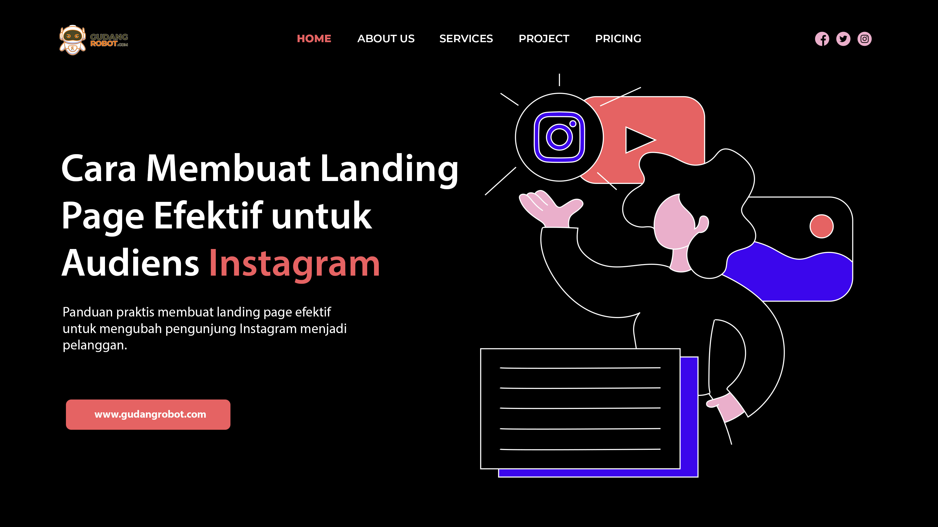 Langkah Mudah Membuat Landing Page yang Mengubah Pengunjung Instagram Jadi Pelanggan