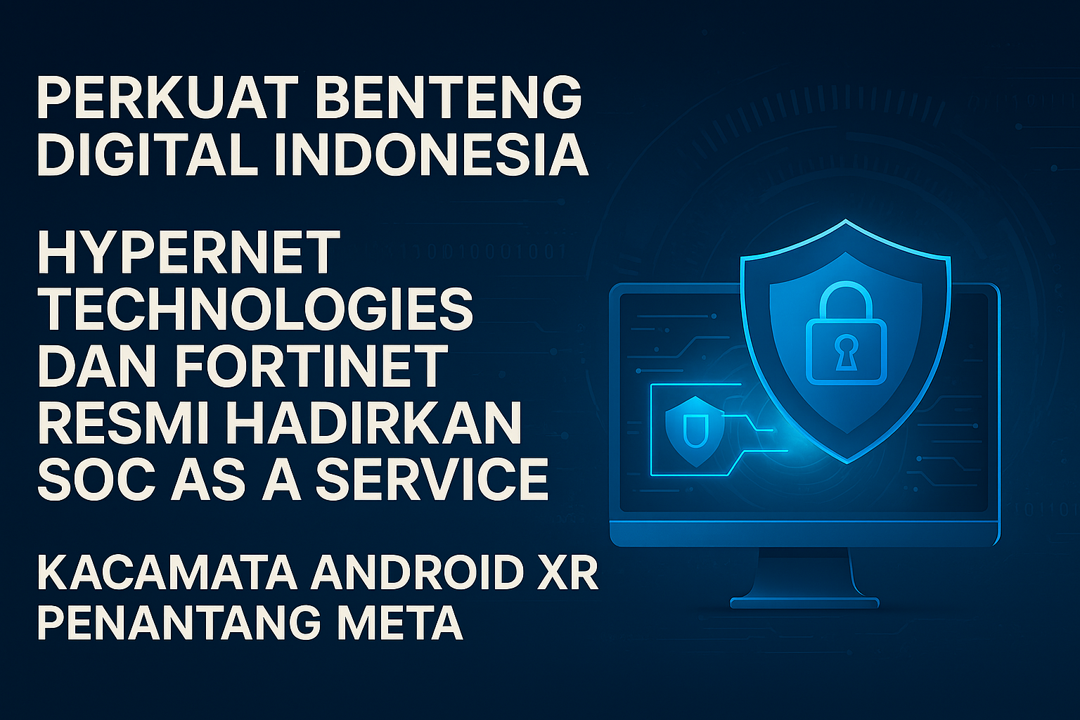 Perkuat Benteng Digital Indonesia, Hypernet Technologies dan Fortinet Resmi Hadirkan SOC as a Service
